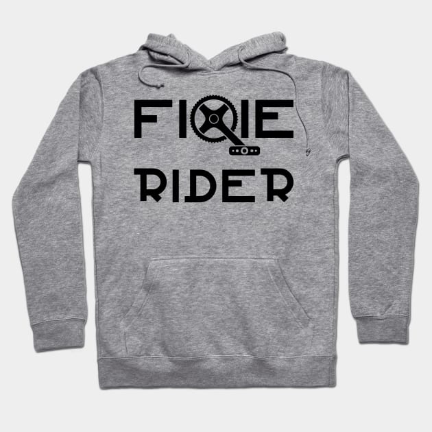 Fixie rider Hoodie by uglypaper